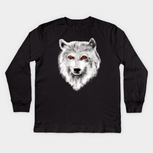 Wolves Kids Long Sleeve T-Shirt